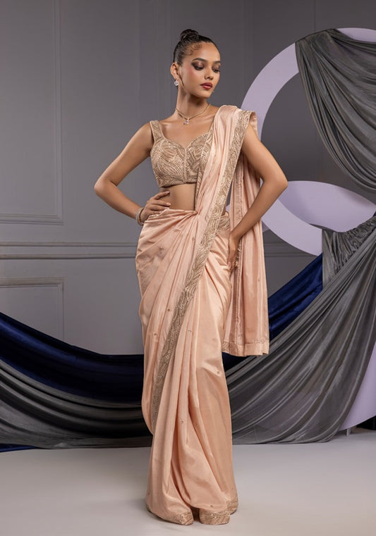 Champion beige - saree set